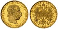 20 koron 1892, złoto 6.78 g