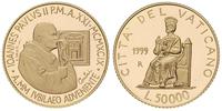 50.000 lirów 1999, złoto 7.47 g, Fiszer 318