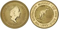100 dolarów 1993, złoto 31.12 g, Fr. 59