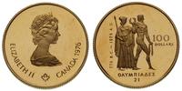 100 dolarów 1976, Olimpiada, złoto "917" 16.95 g