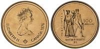 100 dolarów 1976, Ottawa, Olimpiada, złoto, 13.3