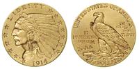 2,5 dolara 1914, Filadelfia, złoto 4.18 g