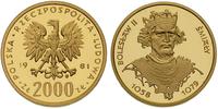 2.000 złotych 1981, Bolesław II Śmiały, złoto 8.