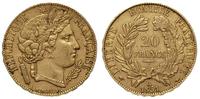 20 franków 1851, Paryż, złoto 6.45 g