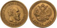 5 rubli 1889, złoto 6.42 g