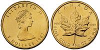 5 dolarów 1987, Maple Leaf, złoto próby 999.9, 3