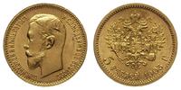 5 rubli 1903, Petersburg, złoto 4.29 g