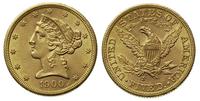 5 dolarów 1900 / S, San Francisco, złoto 8.35 g