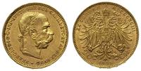 20 koron 1893, Wiedeń, złoto 6.78 g