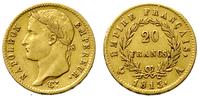 20 franków 1813/A, Paryż, złoto 6.41g, Gadoury 1