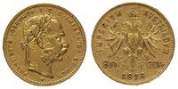 20 franków = 8 florenów 1876, złoto 6.44 g