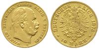 10 marek 1875 /C, Frankfurt, złoto 3.92 g, Jaege