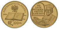 100 złotych 2006, Jan Łaski, złoto 8.04 g, monet