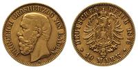 10 marek 1876 / G, Karlsruhe, złoto 3.92 g, Jaeg