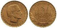 5 peso 1930, złoto "916" 8.48 g