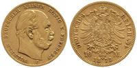 10 marek 1872 / C, Frankfurt, złoto 3.91 g, Jaeg