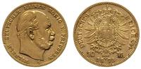 10 marek 1873/C, Frankfurt, złoto 3.91 g, Jaeger