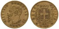 20 lirów 1865, Turyn, złoto 6.43 g, Friedberg 11