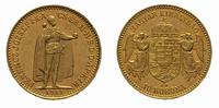 10 koron 1912, Kremnica, złoto 3.38 g