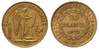 20 franków 1874/A, Paryż, złoto 6.43 g