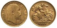 1/2 funta 1909, złoto 3.98 g