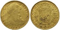 8 eskudo 1785/NR-JJ, Cartagena, złoto 26.97 g, F