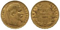 20 franków 1859/A, Paryż, złoto 6.44 g