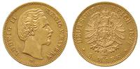 5 marek 1877 D, Monachium, złoto 1.99 g, J. 195,