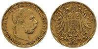10 koron 1897, Wiedeń, złoto 3.37 g, Fr. 506
