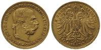 10 koron 1897, złoto 3.37 g, KM 506