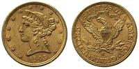5 dolarów 1905 / S, San Francisco, złoto 8.36 g