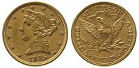 5 dolarów 1895, Filadelfia, złoto 8.34 g