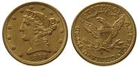 5 dolarów 1898/S, San Francisco, złoto 8.32 g