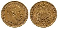 20 marek 1873/C, Frankfurt, złoto 7.92 g, Jaeger