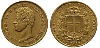 20 lirów 1849 / Kotwica, Genua, złoto 6.44 g, Fr