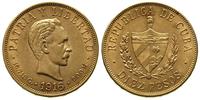 10 peso, 1916, Filadelfia, złoto 16.68 g, Friedb