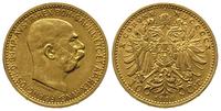 10 koron, 1910, Wiedeń, złoto 3.37 g, Friedberg 