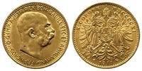 10 koron, 1911, Wiedeń, złoto 3.38 g, Friedberg 