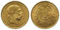 10 koron, 1897, Wiedeń , złoto 3.38 g, Friedberg