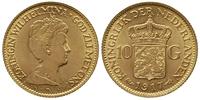 10 guldenów 1917, Utrecht, złoto 6.71 g, bardzo 
