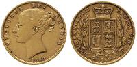 funt 1860, Londyn, złoto 7.93 g, patyna, Fr. 387