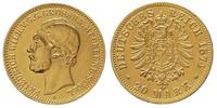 20 marek - FALS 1874, Berlin, FAŁSZERSTWO, złoto