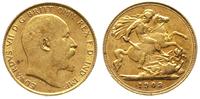1/2 funta 1903, złoto 3.98 g