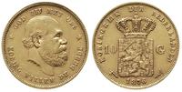 10 guldenów 1876, Utrecht, złoto 6.72 g