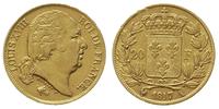 20 franków 1817/A, Paryż, złoto 6.43 g