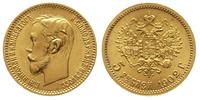 5 rubli 1902, Petersburg, złoto 4.30 g