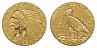 2 1/2 dolara 1908, Filadelfia, złoto 4.18 g