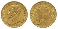 20 lirów 1859, Turyn, złoto 6.45 g