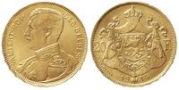 20 franków 1914, tytulatura króla w języku franc