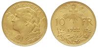 10 franków 1922, Berno, złoto 3.22 g
